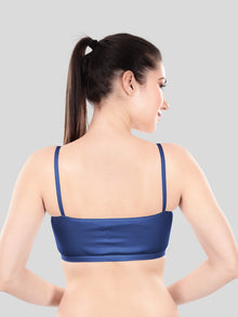 Cute Teen Sports Bra | Girls & Women Pack of 3 | Non-Padded Wirefree | Pure Cotton Stretch Daily Workout Bras with Adjustable Straps Super Combed Cotton Elastane Stretch Full & Elastic Band