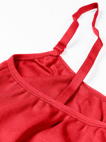 Cute Teen Sports Bra | Girls & Women Pack of 3 | Non-Padded Wirefree | Pure Cotton Stretch Daily Workout Bras with Adjustable Straps Super Combed Cotton Elastane Stretch Full & Elastic Band