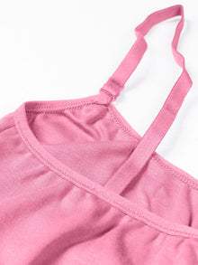 Cute Teen Sports Bra | Girls & Women Pack of 5 | Non-Padded Wirefree | Pure Cotton Stretch Daily Workout Bras with Adjustable Straps Super Combed Cotton Elastane Stretch Full & Elastic Band