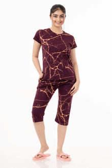 EDY-33 PYJAMA 3/4TH SET (1 PC SET)