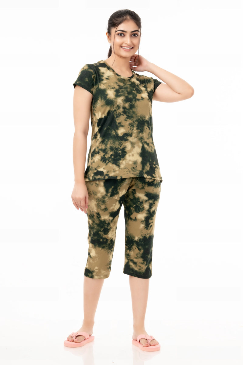 EDY-33 PYJAMA 3/4TH SET (1 PC SET)