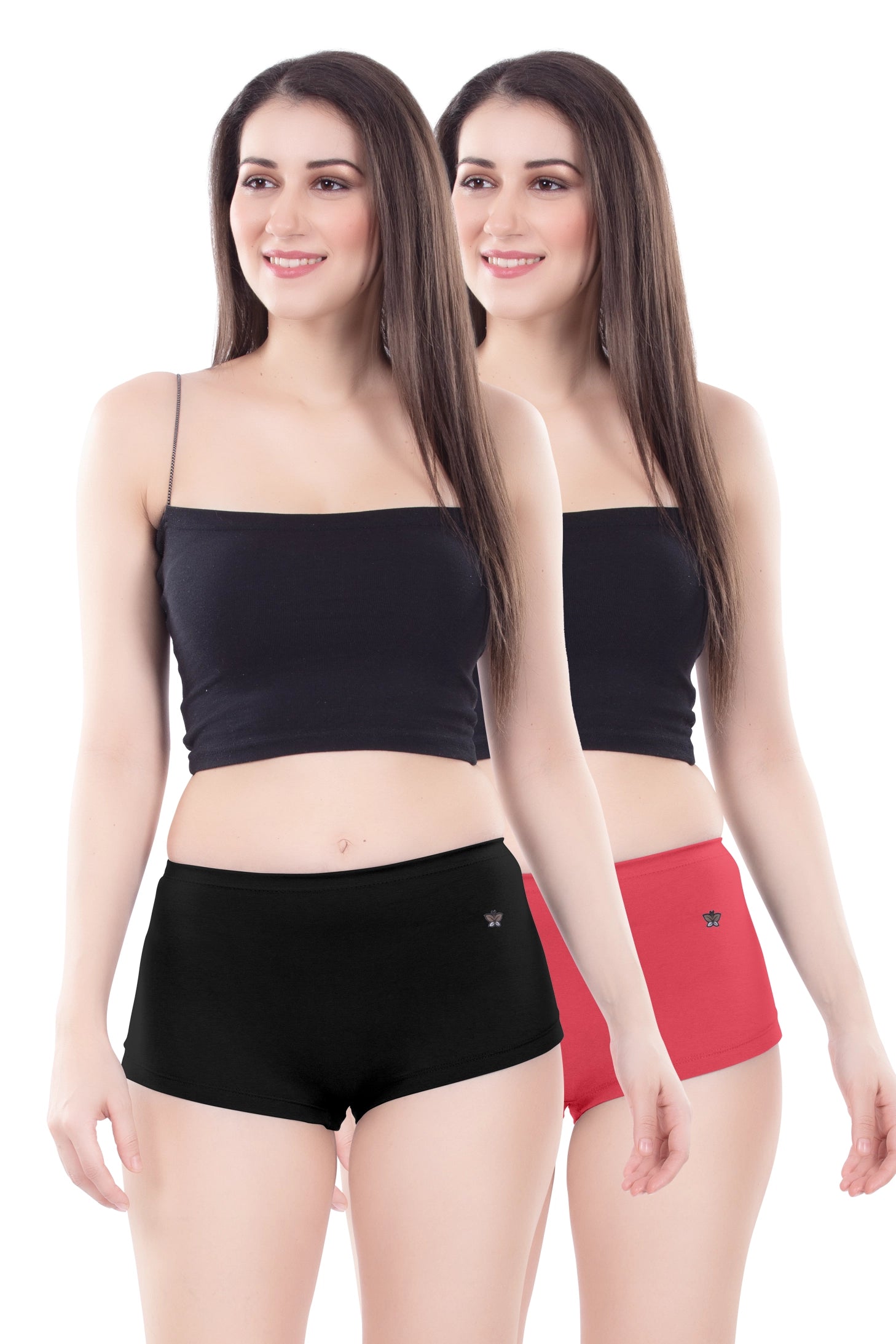 KIARA 2 Pc Black + Pink