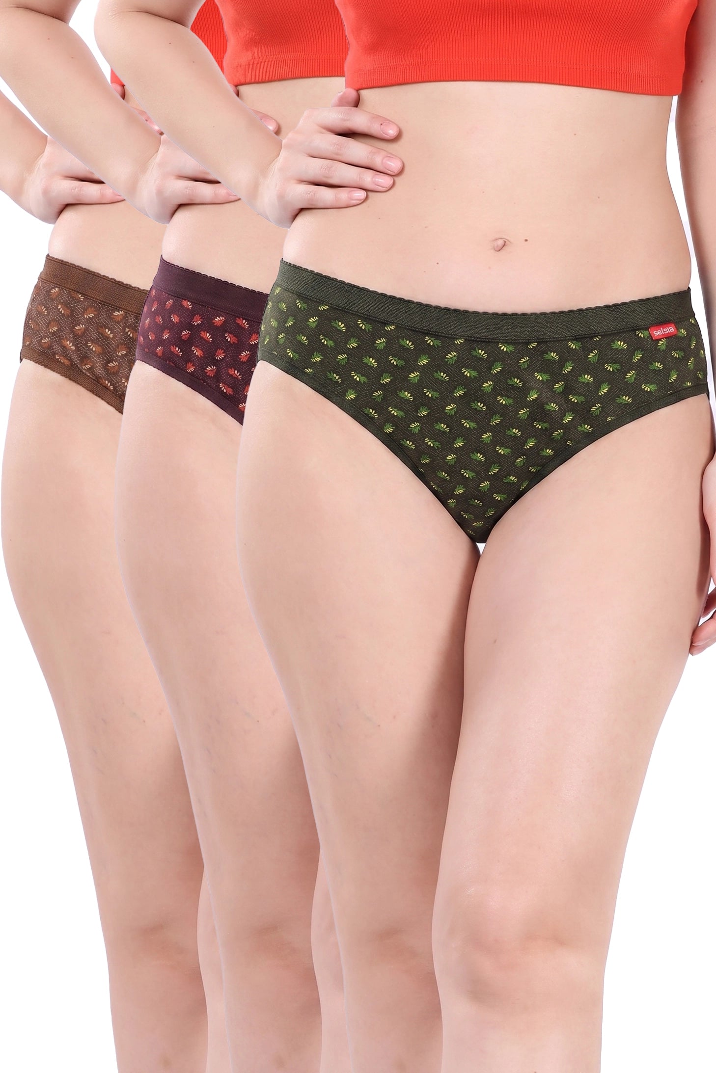Yami OE Discharge Print Panties