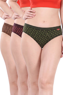 Yami OE Discharge Print Panties