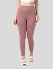 Ankle  Length Leggings | Pack of - 2 Pcs | EcoVero Tencel | Wrinkle-Free | Premium Ethnic Bottom Wear | 4-Way Stretch |  Anti-Chafing Ankle Length Tights for Girls & Women in Vibrant Colors
