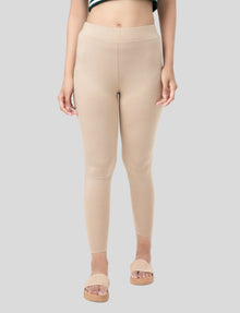 Ankle  Length Leggings | Pack of - 2 Pcs | EcoVero Tencel | Wrinkle-Free | Premium Ethnic Bottom Wear | 4-Way Stretch |  Anti-Chafing Ankle Length Tights for Girls & Women in Vibrant Colors
