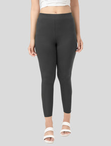 Ankle  Length Leggings | Pack of - 2 Pcs | EcoVero Tencel | Wrinkle-Free | Premium Ethnic Bottom Wear | 4-Way Stretch |  Anti-Chafing Ankle Length Tights for Girls & Women in Vibrant Colors