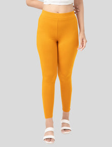 Ankle  Length Leggings | Pack of - 2 Pcs | EcoVero Tencel | Wrinkle-Free | Premium Ethnic Bottom Wear | 4-Way Stretch |  Anti-Chafing Ankle Length Tights for Girls & Women in Vibrant Colors