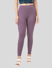 Ankle  Length Leggings | Pack of - 2 Pcs | EcoVero Tencel | Wrinkle-Free | Premium Ethnic Bottom Wear | 4-Way Stretch |  Anti-Chafing Ankle Length Tights for Girls & Women in Vibrant Colors