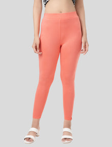 Ankle  Length Leggings | Pack of - 2 Pcs | EcoVero Tencel | Wrinkle-Free | Premium Ethnic Bottom Wear | 4-Way Stretch | Ankle Length Tights for Girls & Women in Vibrant Colors