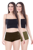 KIARA 2 Pc Khaki + Brown