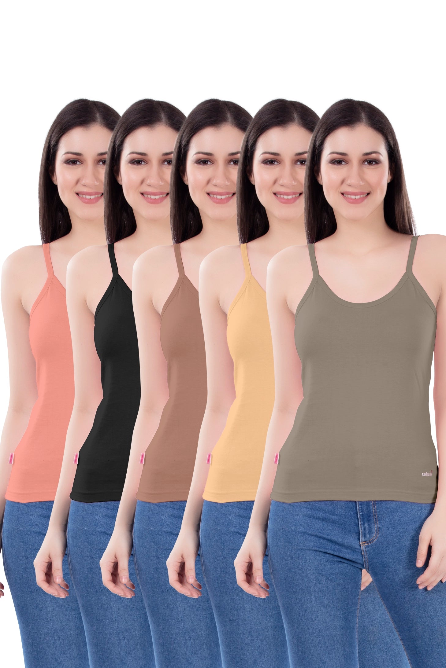 Michelle Folding Slips ( Pack Of 5 Pc  Combo )