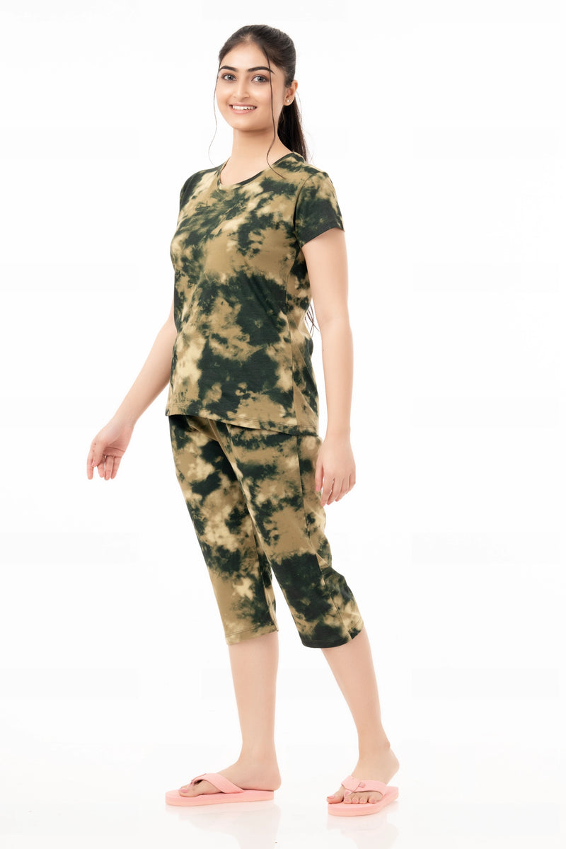 EDY-33 PYJAMA 3/4TH SET (1 PC SET)