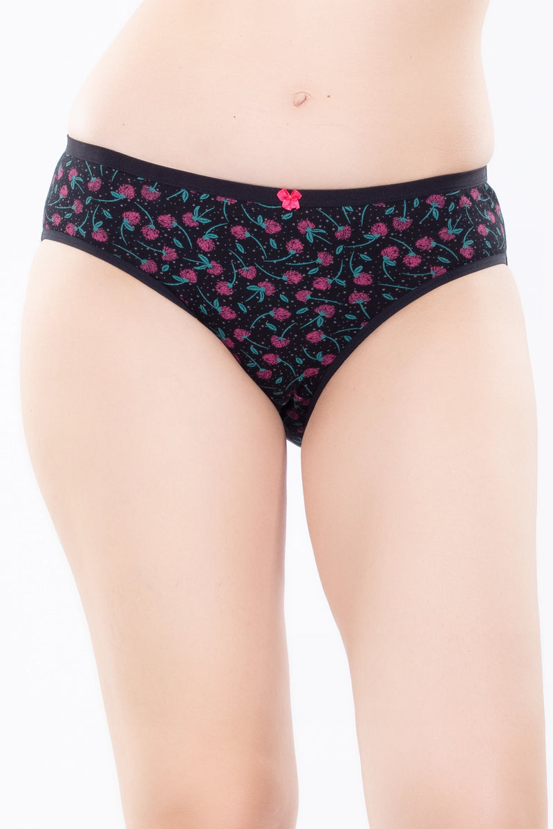 Nyla Fold Elastic Printed Panties
