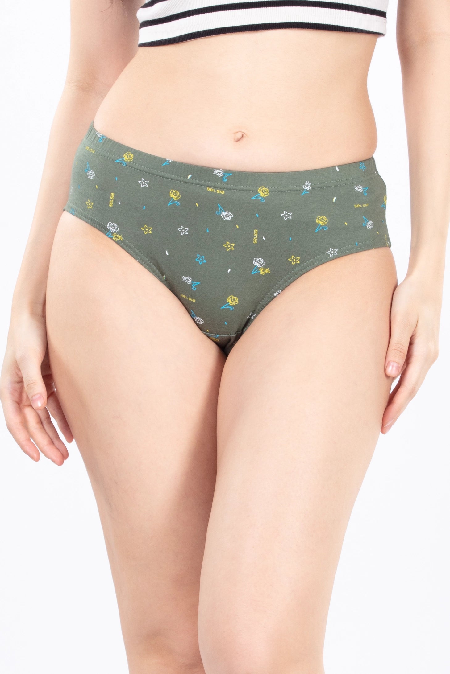 Ivanka Inner Elastic Printed Panties