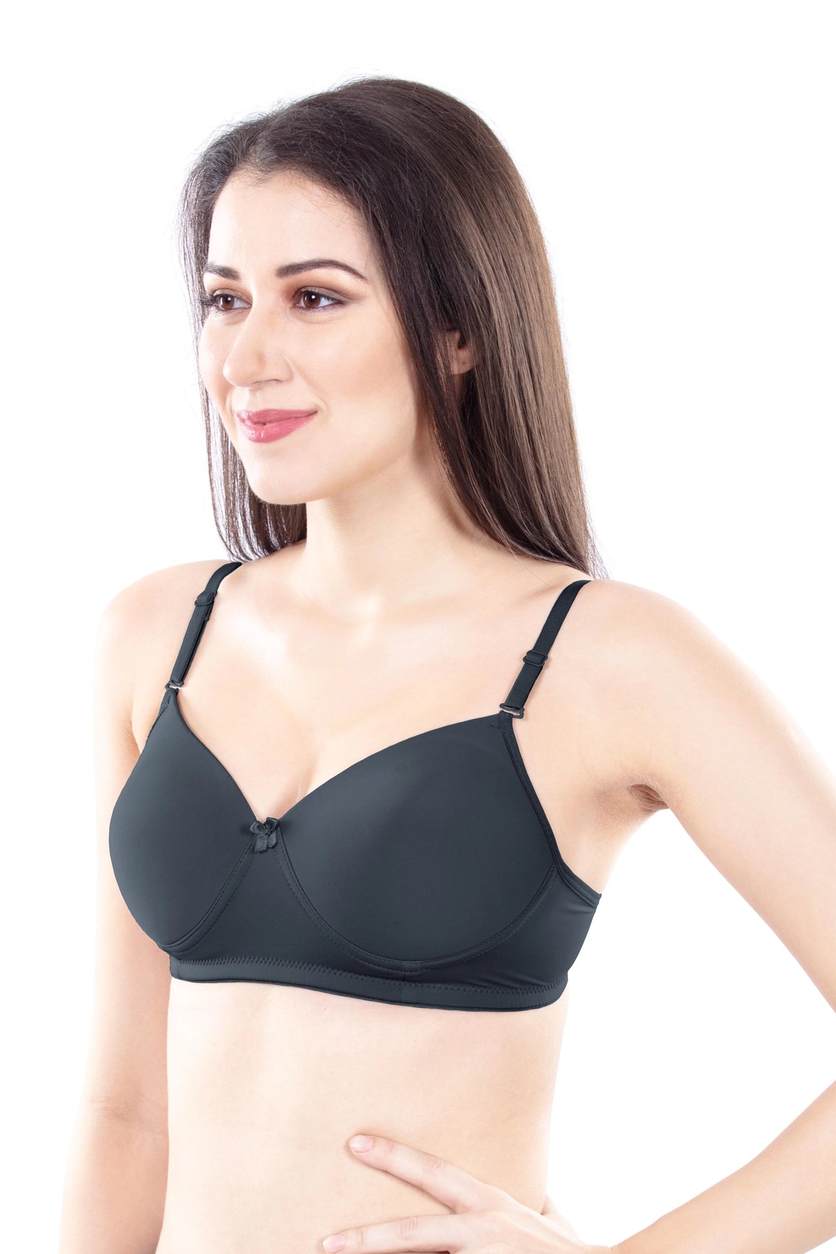 Leslie Padded Bra | Lightly Padded Wirefree | Seamless T-Shirt Bra | for Everyday Comfort, No Nipple Show-Through & Smooth Natural Shape Under Kurtis, Tops & T-Shirts