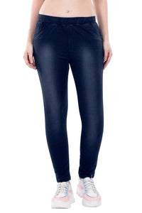 Asya Front And Back Pocket Denim Jeggings