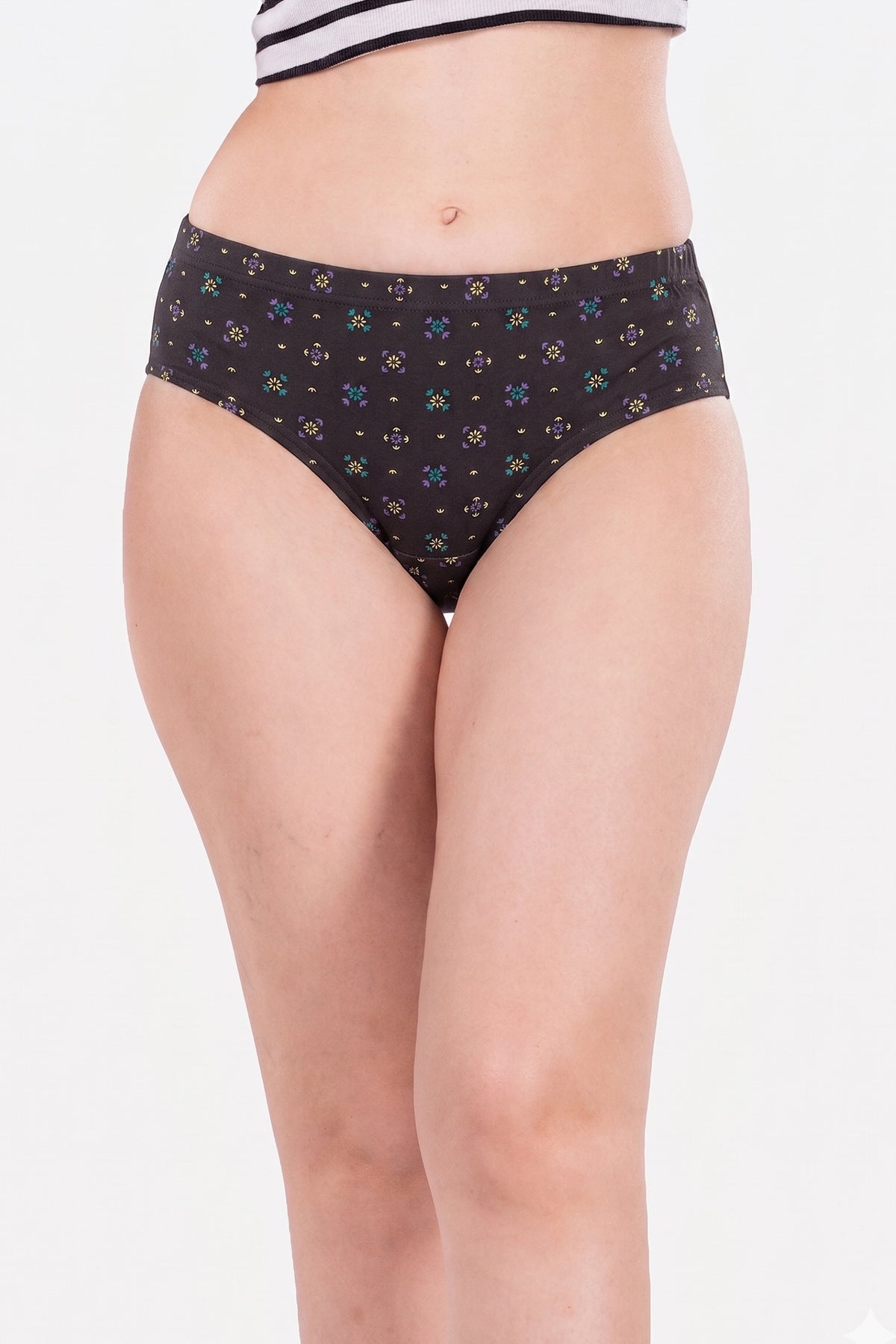 Ivanka Inner Elastic Printed Panty | Anti-Rash Brief | Breathable Daily Wear Full Rear Coverage Hipster Underwear