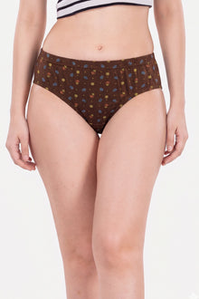 Ivanka Inner Elastic Printed Panty | Anti-Rash Brief | Breathable Daily Wear Full Rear Coverage Hipster Underwear