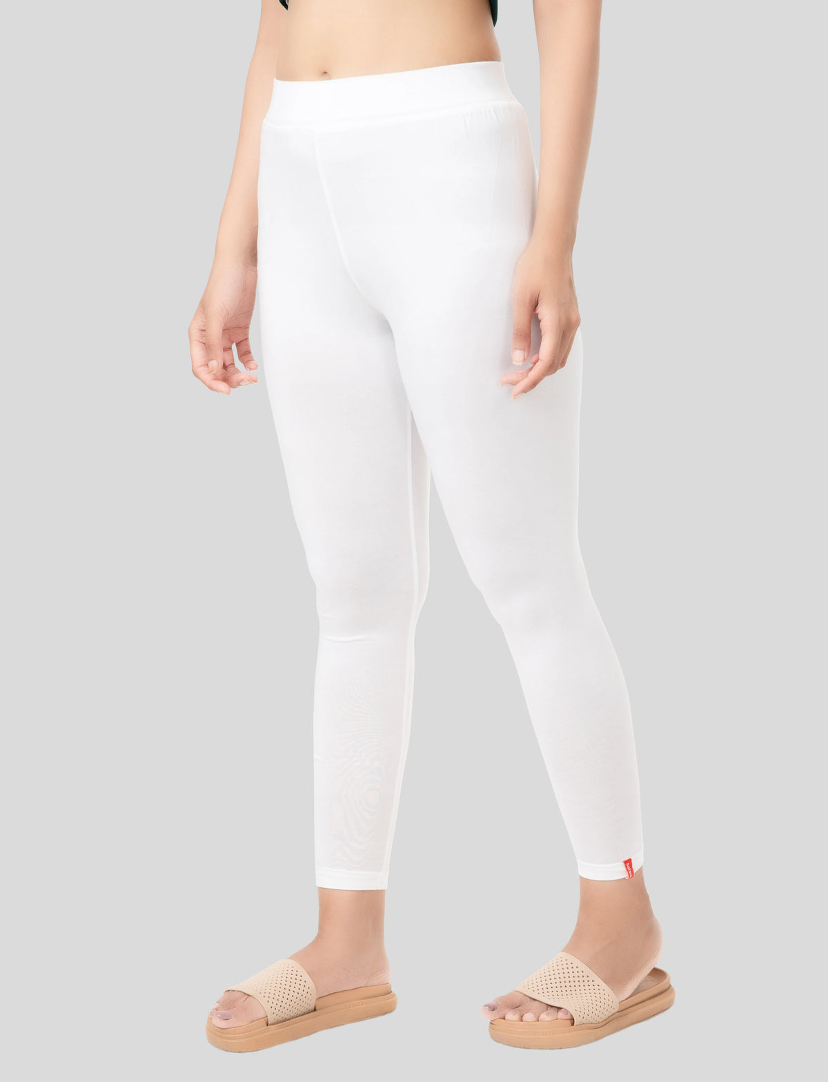 Ankle  Length Leggings | Pack of - 2 Pcs | EcoVero Tencel | Wrinkle-Free | Premium Ethnic Bottom Wear | 4-Way Stretch |  Anti-Chafing Ankle Length Tights for Girls & Women in Vibrant Colors