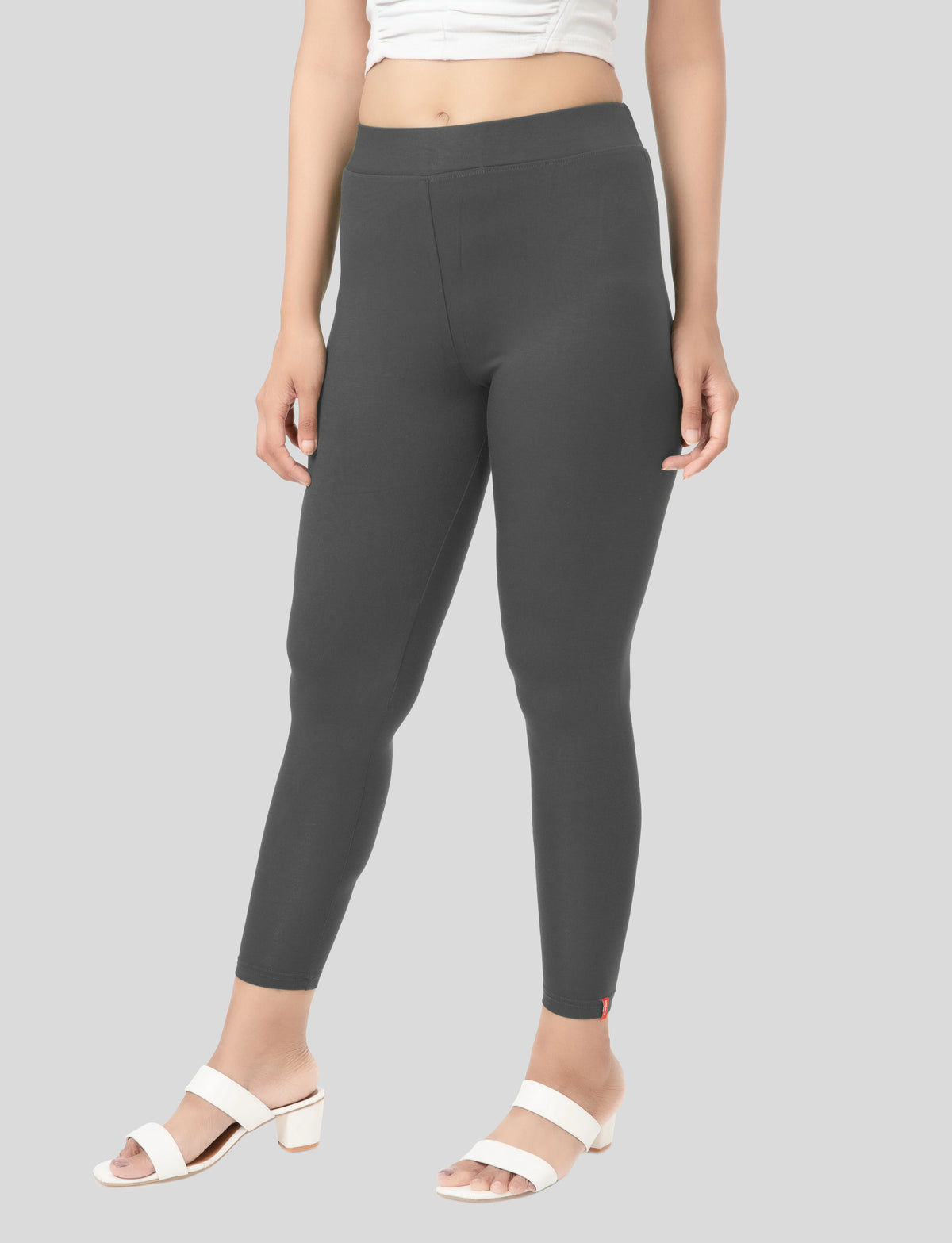 Ankle  Length Leggings | Pack of - 2 Pcs | EcoVero Tencel | Wrinkle-Free | Premium Ethnic Bottom Wear | 4-Way Stretch | Ankle Length Tights for Girls & Women in Vibrant Colors