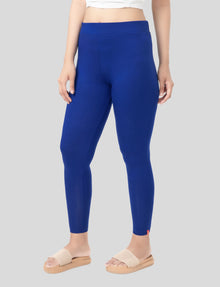 Ankle  Length Leggings | Pack of - 2 Pcs | EcoVero Tencel | Wrinkle-Free | Premium Ethnic Bottom Wear | 4-Way Stretch |  Anti-Chafing Ankle Length Tights for Girls & Women in Vibrant Colors