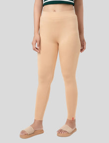 Ankle  Length Leggings | Pack of - 2 Pcs | EcoVero Tencel | Wrinkle-Free | Premium Ethnic Bottom Wear | 4-Way Stretch |  Anti-Chafing Ankle Length Tights for Girls & Women in Vibrant Colors