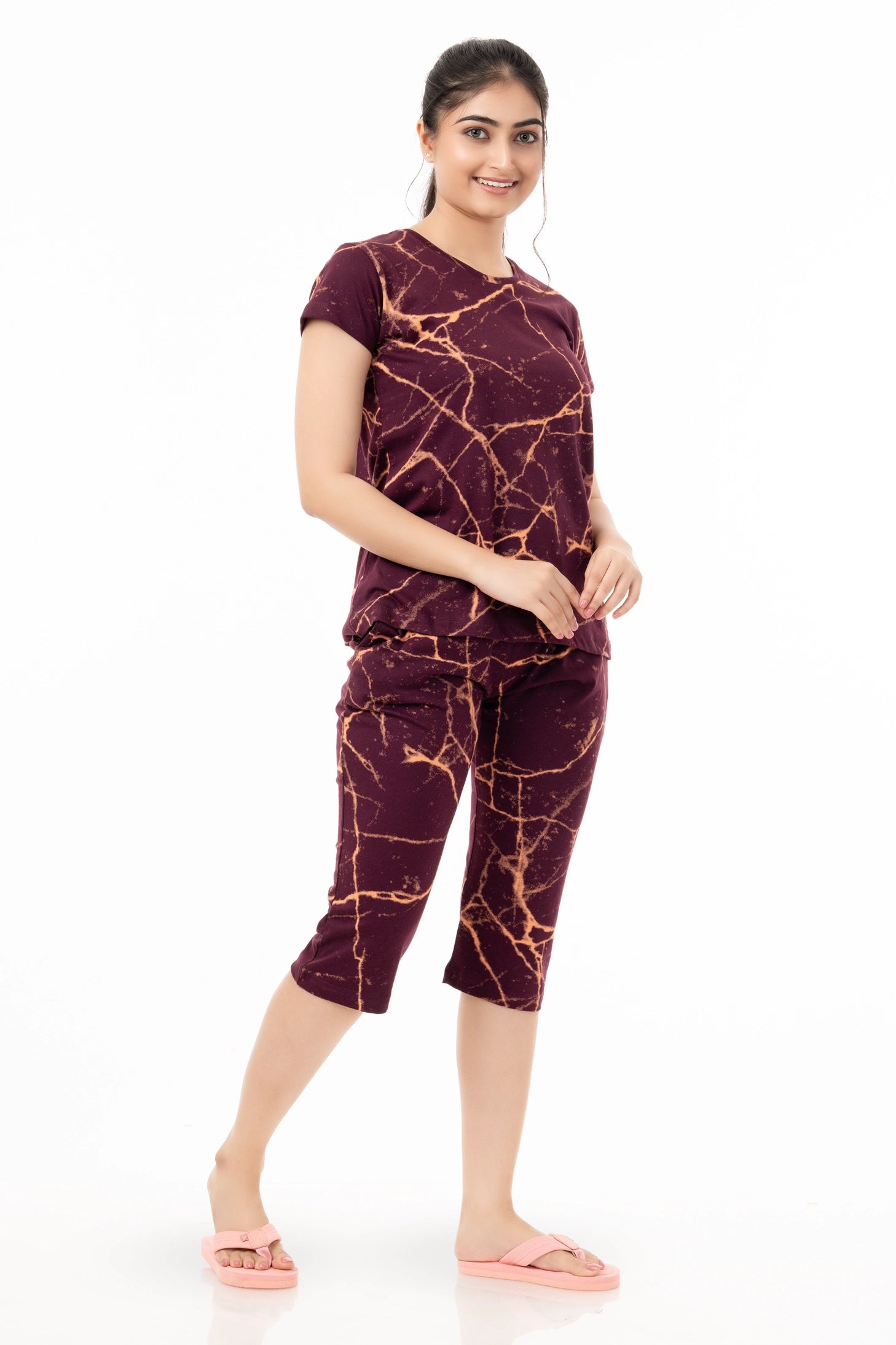 EDY-33 PYJAMA 3/4TH SET (1 PC SET)