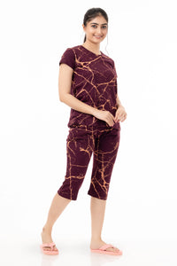 EDY-33 PYJAMA 3/4TH SET (1 PC SET)