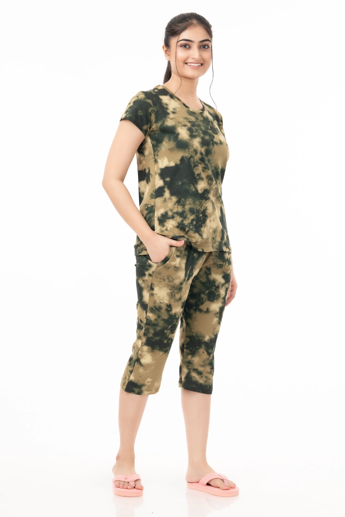 EDY-33 PYJAMA 3/4TH SET (1 PC SET)