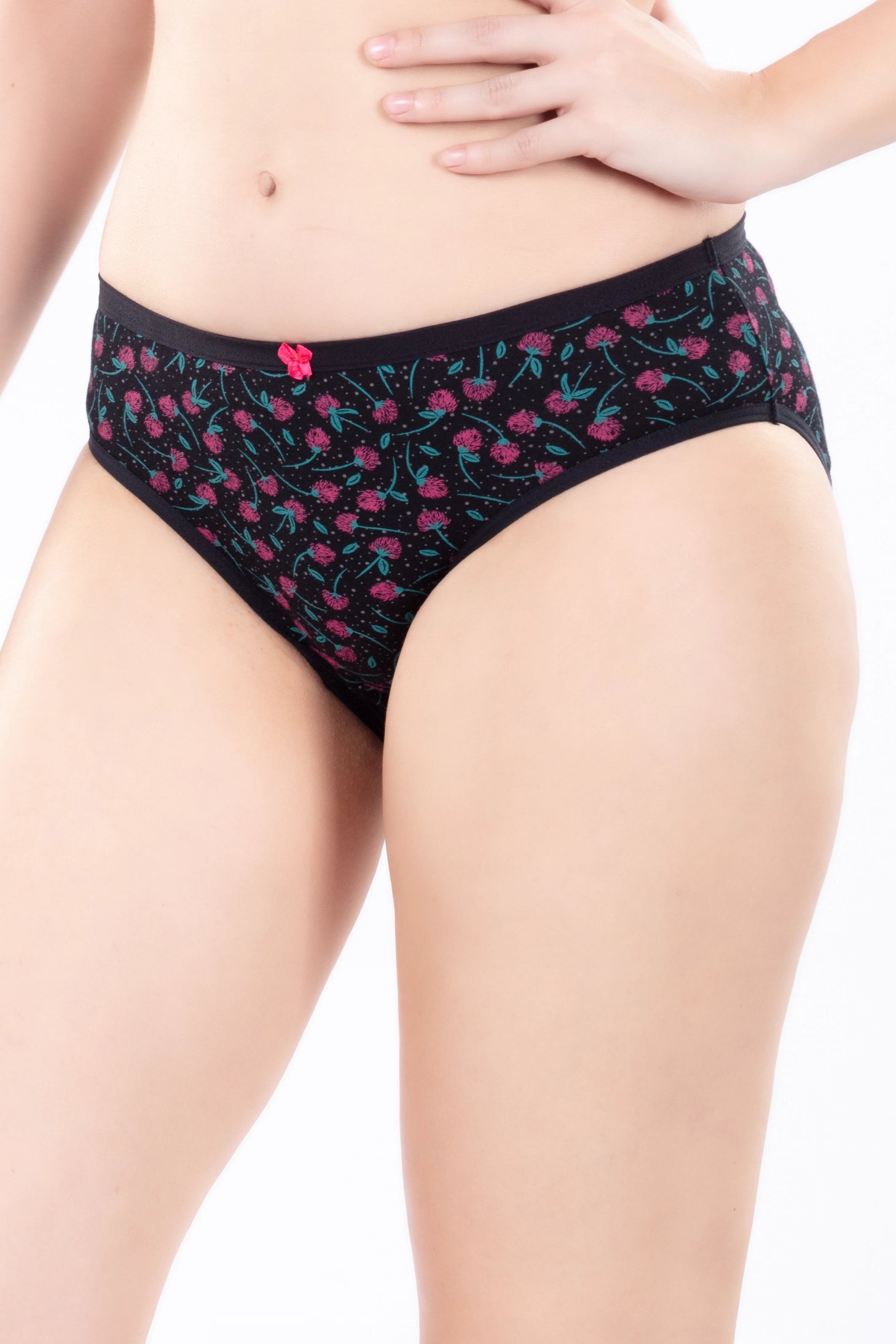 Nyla Fold Elastic Printed Panties