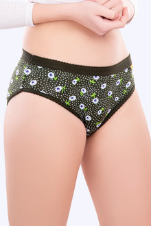 Yami Outer Elastic Printed Panties