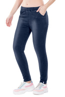 Asya Front And Back Pocket Denim Jeggings