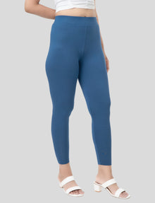 Ankle  Length Leggings | Pack of - 2 Pcs | EcoVero Tencel | Wrinkle-Free | Premium Ethnic Bottom Wear | 4-Way Stretch |  Anti-Chafing Ankle Length Tights for Girls & Women in Vibrant Colors