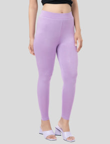 Ankle  Length Leggings | Pack of - 2 Pcs | EcoVero Tencel | Wrinkle-Free | Premium Ethnic Bottom Wear | 4-Way Stretch |  Anti-Chafing Ankle Length Tights for Girls & Women in Vibrant Colors