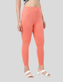 Ankle  Length Leggings | Pack of - 2 Pcs | EcoVero Tencel | Wrinkle-Free | Premium Ethnic Bottom Wear | 4-Way Stretch | Ankle Length Tights for Girls & Women in Vibrant Colors