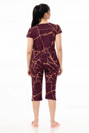 EDY-33 PYJAMA 3/4TH SET (1 PC SET)