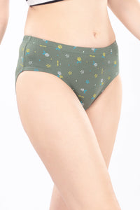 Ivanka Inner Elastic Printed Panties