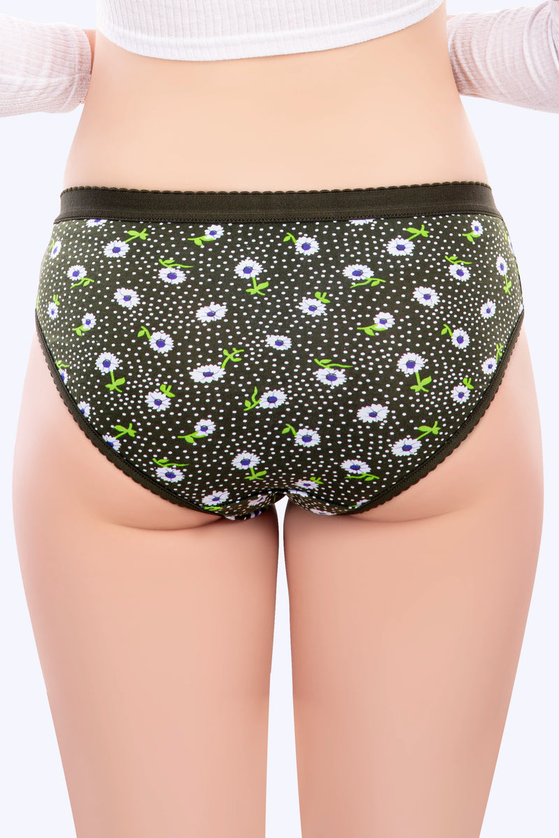 Yami Outer Elastic Printed Panties