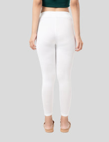 Ankle  Length Leggings | Pack of - 2 Pcs | EcoVero Tencel | Wrinkle-Free | Premium Ethnic Bottom Wear | 4-Way Stretch |  Anti-Chafing Ankle Length Tights for Girls & Women in Vibrant Colors