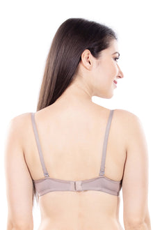 Leslie Padded Bra | Lightly Padded Wirefree | Seamless T-Shirt Bra | for Everyday Comfort, No Nipple Show-Through & Smooth Natural Shape Under Kurtis, Tops & T-Shirts