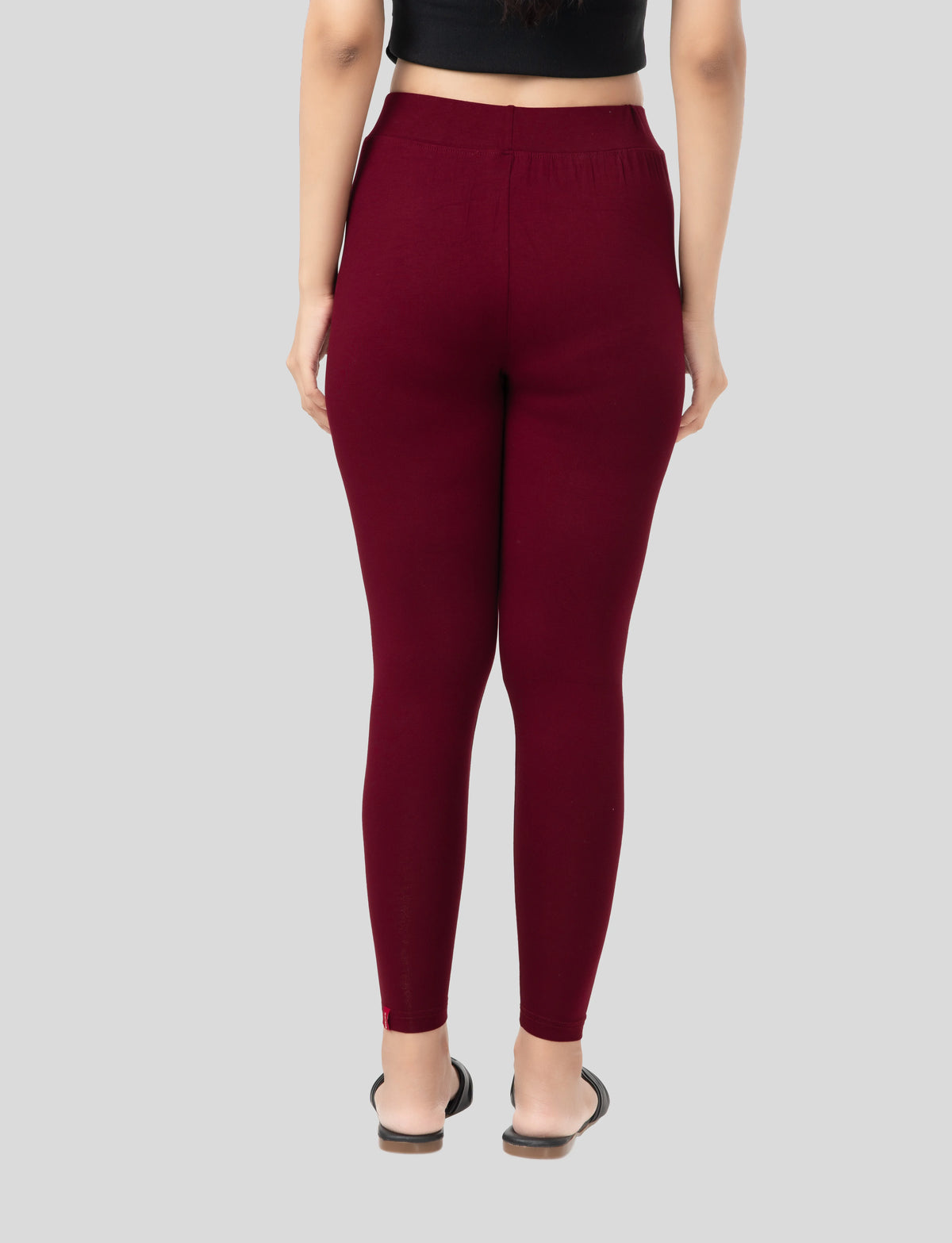 Ankle  Length Leggings | Pack of - 2 Pcs | EcoVero Tencel | Wrinkle-Free | Premium Ethnic Bottom Wear | 4-Way Stretch |  Anti-Chafing Ankle Length Tights for Girls & Women in Vibrant Colors