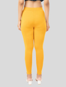 Ankle  Length Leggings | Pack of - 2 Pcs | EcoVero Tencel | Wrinkle-Free | Premium Ethnic Bottom Wear | 4-Way Stretch |  Anti-Chafing Ankle Length Tights for Girls & Women in Vibrant Colors