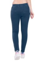 Asya Front And Back Pocket Denim Jeggings