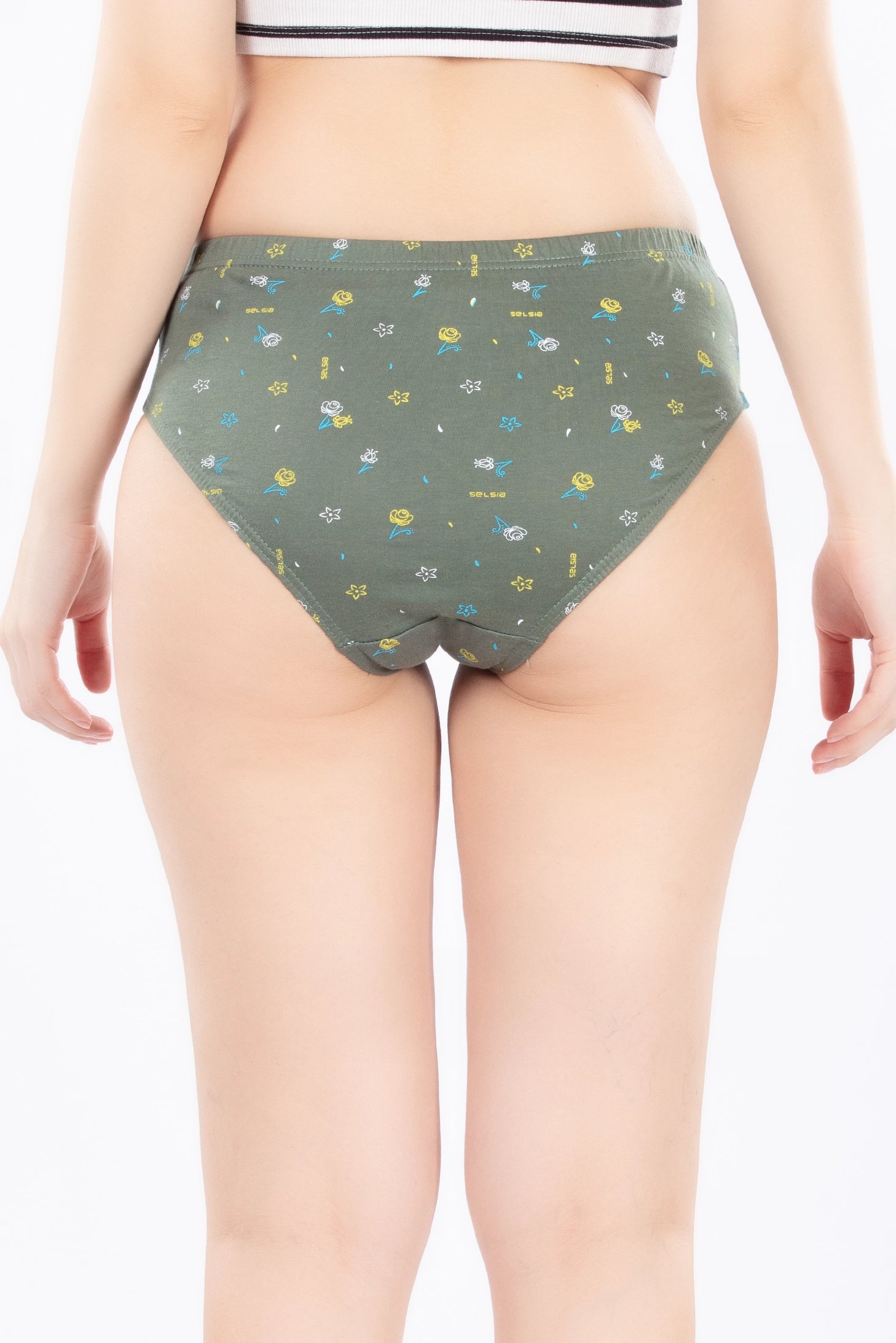 Ivanka Inner Elastic Printed Panties