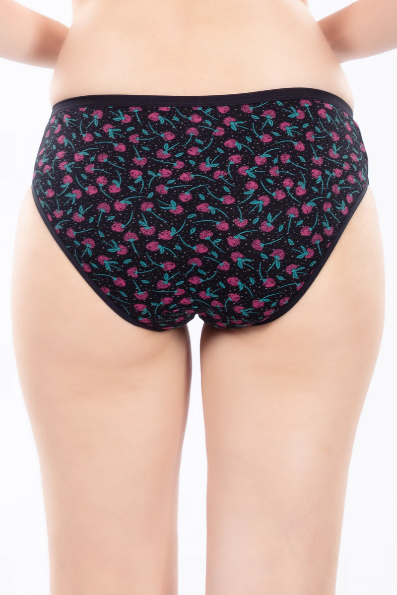 Nyla Fold Elastic Printed Panties