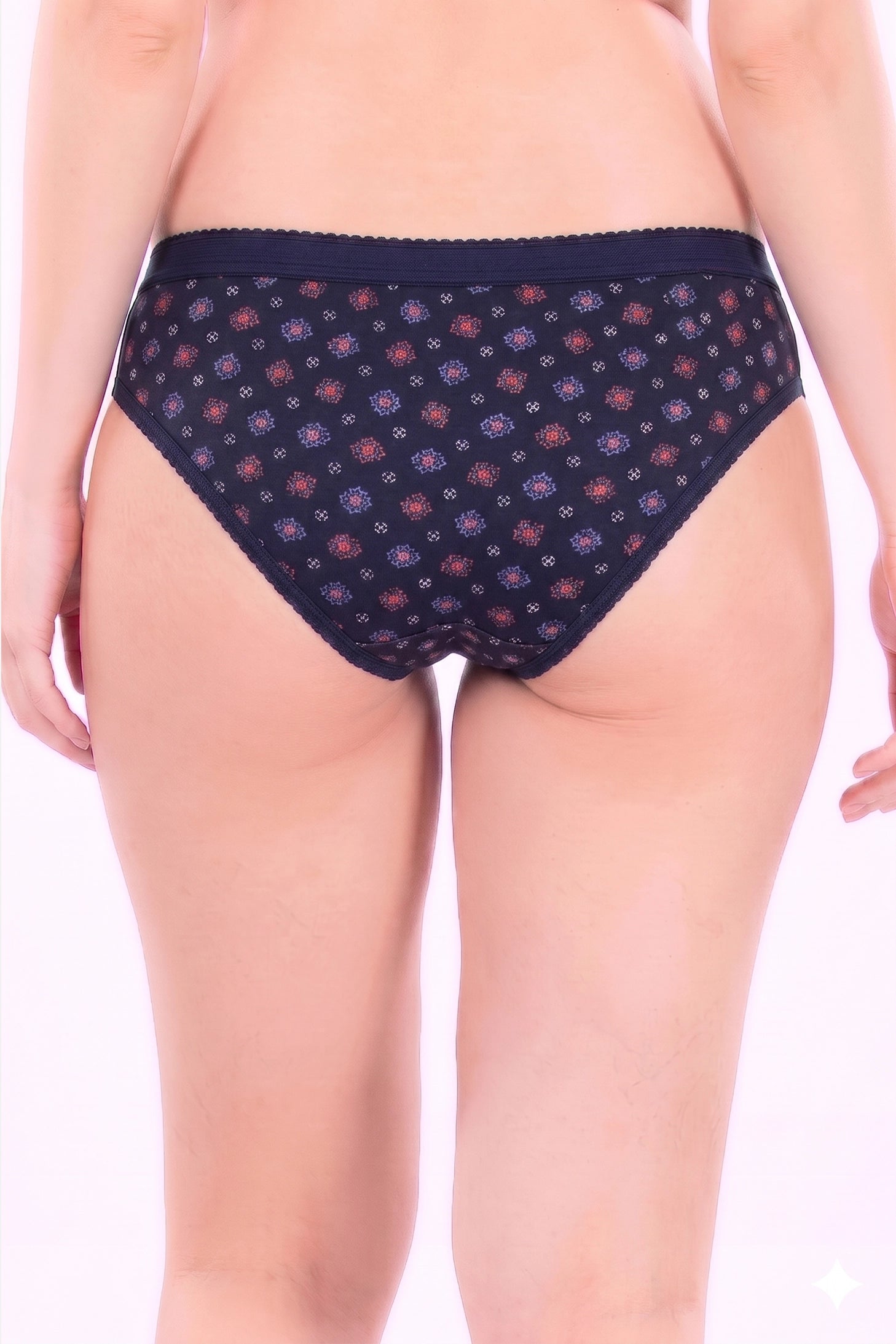 Yami OE Discharge Print Panties