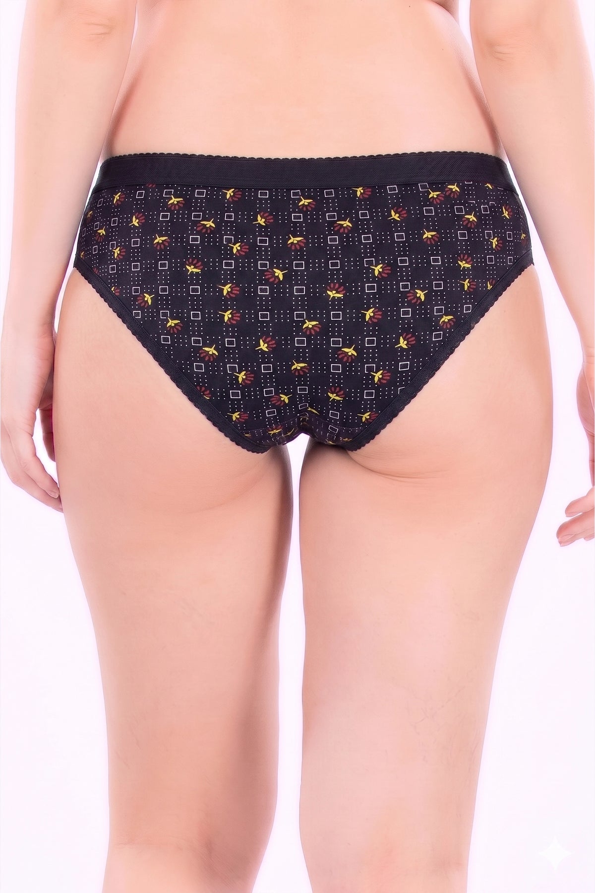 Yami OE Discharge Print Panties