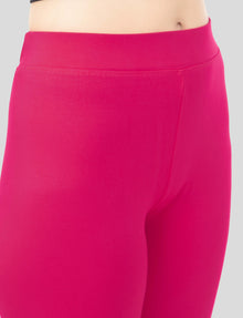 Ankle  Length Leggings | Pack of - 2 Pcs | EcoVero Tencel | Wrinkle-Free | Premium Ethnic Bottom Wear | 4-Way Stretch | Ankle Length Tights for Girls & Women in Vibrant Colors
