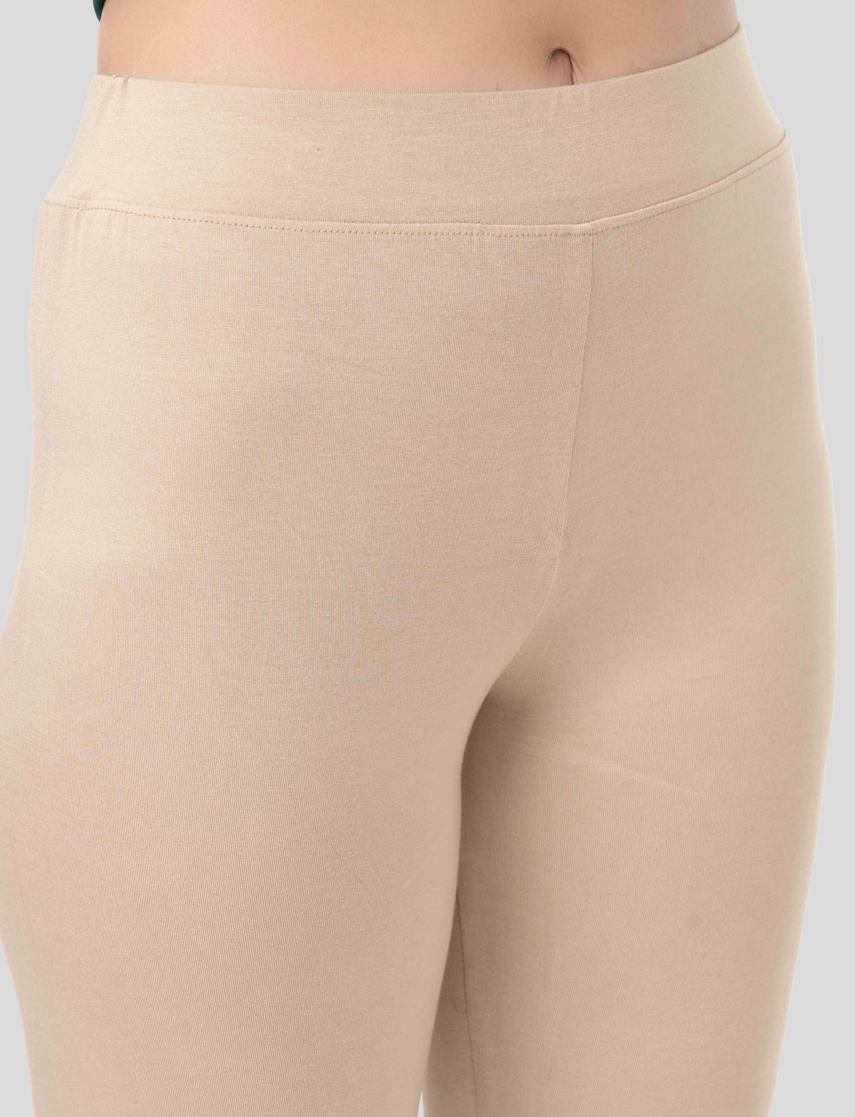 Ankle  Length Leggings | Pack of - 2 Pcs | EcoVero Tencel | Wrinkle-Free | Premium Ethnic Bottom Wear | 4-Way Stretch |  Anti-Chafing Ankle Length Tights for Girls & Women in Vibrant Colors